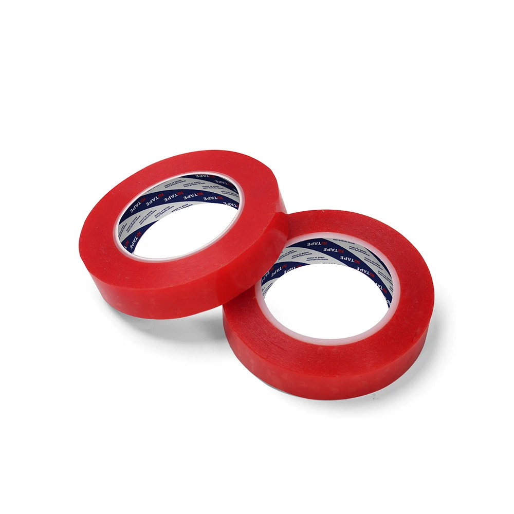 6 .Double Sided Red Liner PET Tape.webp